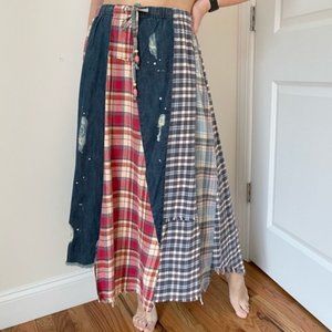 Like Magnolia Pearl maxi skirt by Artisan De Luxe for Anthropologie size Large